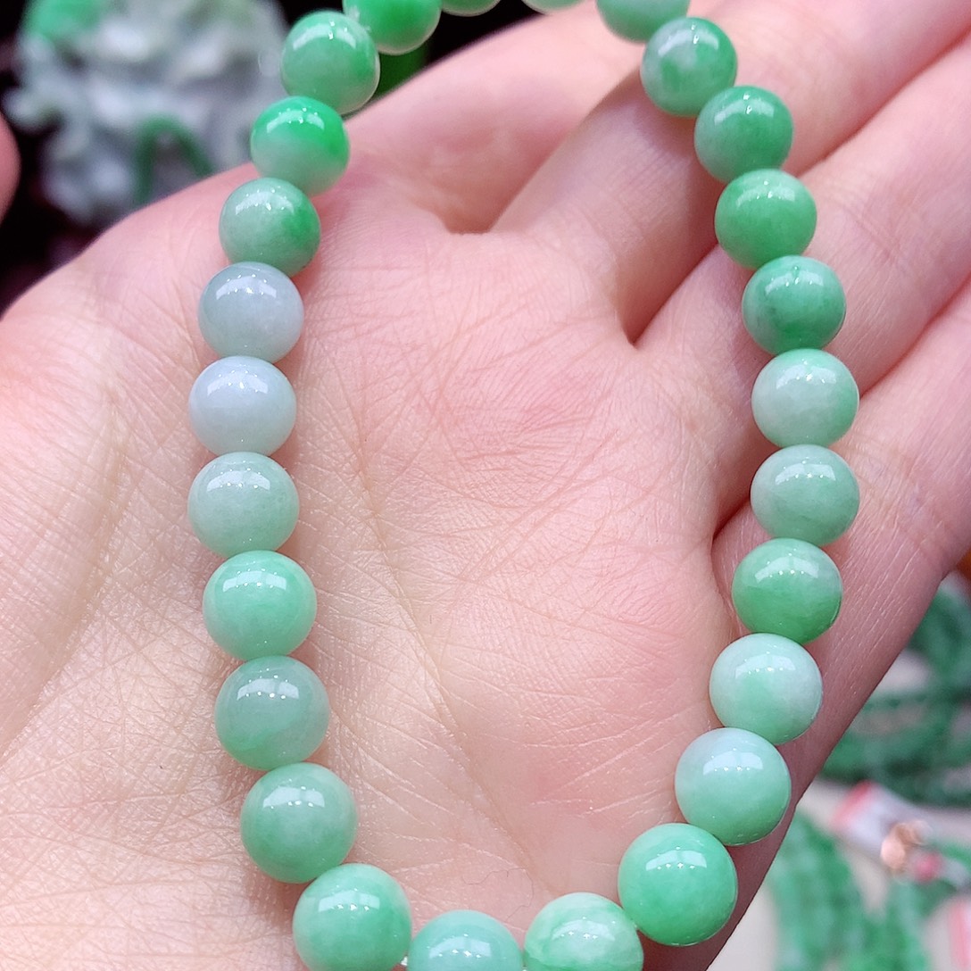 翡翠未镶嵌手链翡翠