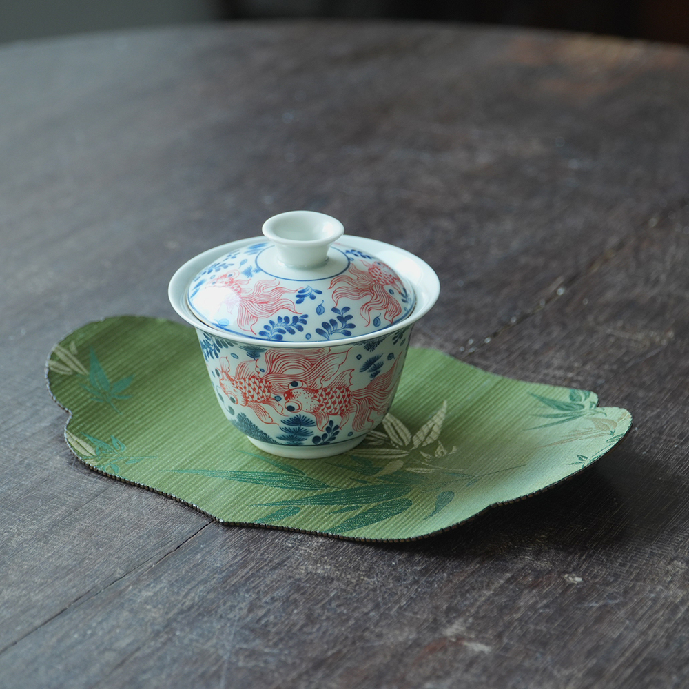 翠叶承香 茶席垫