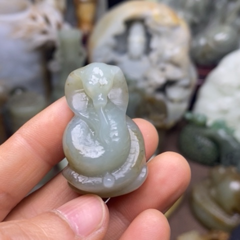 和田玉挂件把件摆件未镶嵌