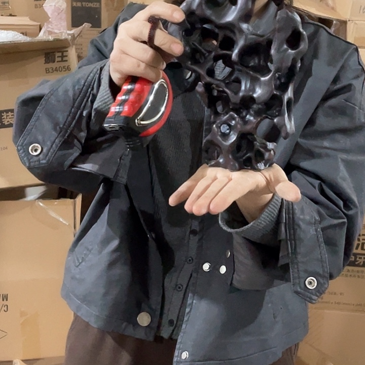 陶瓷花瓶，仿真绿植。