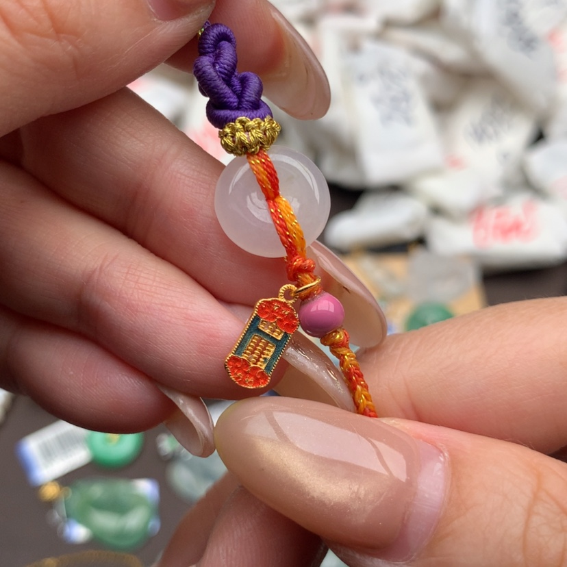 【闪购商品】翡翠手绳银S925镶嵌一