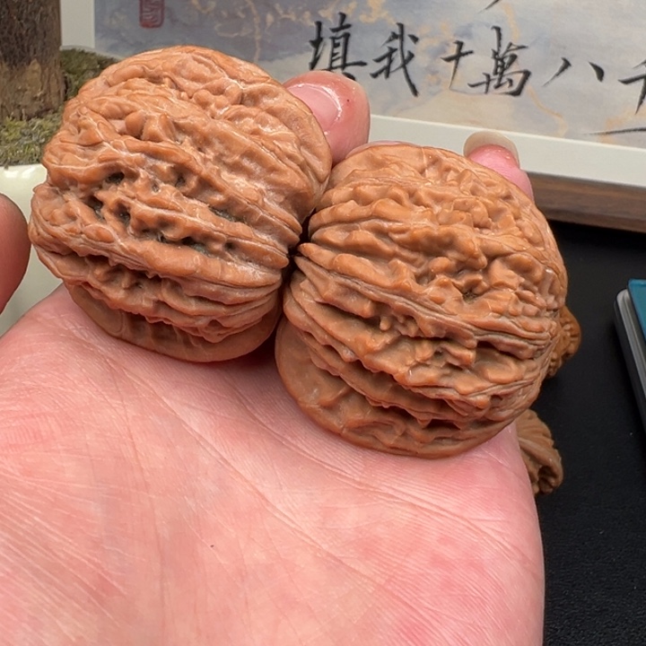 吊坠文玩核桃44山西楼