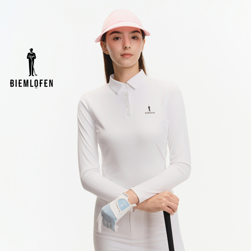 【吸湿排汗】比音勒芬高尔夫秋季新款女士运动休闲透气长袖T恤
