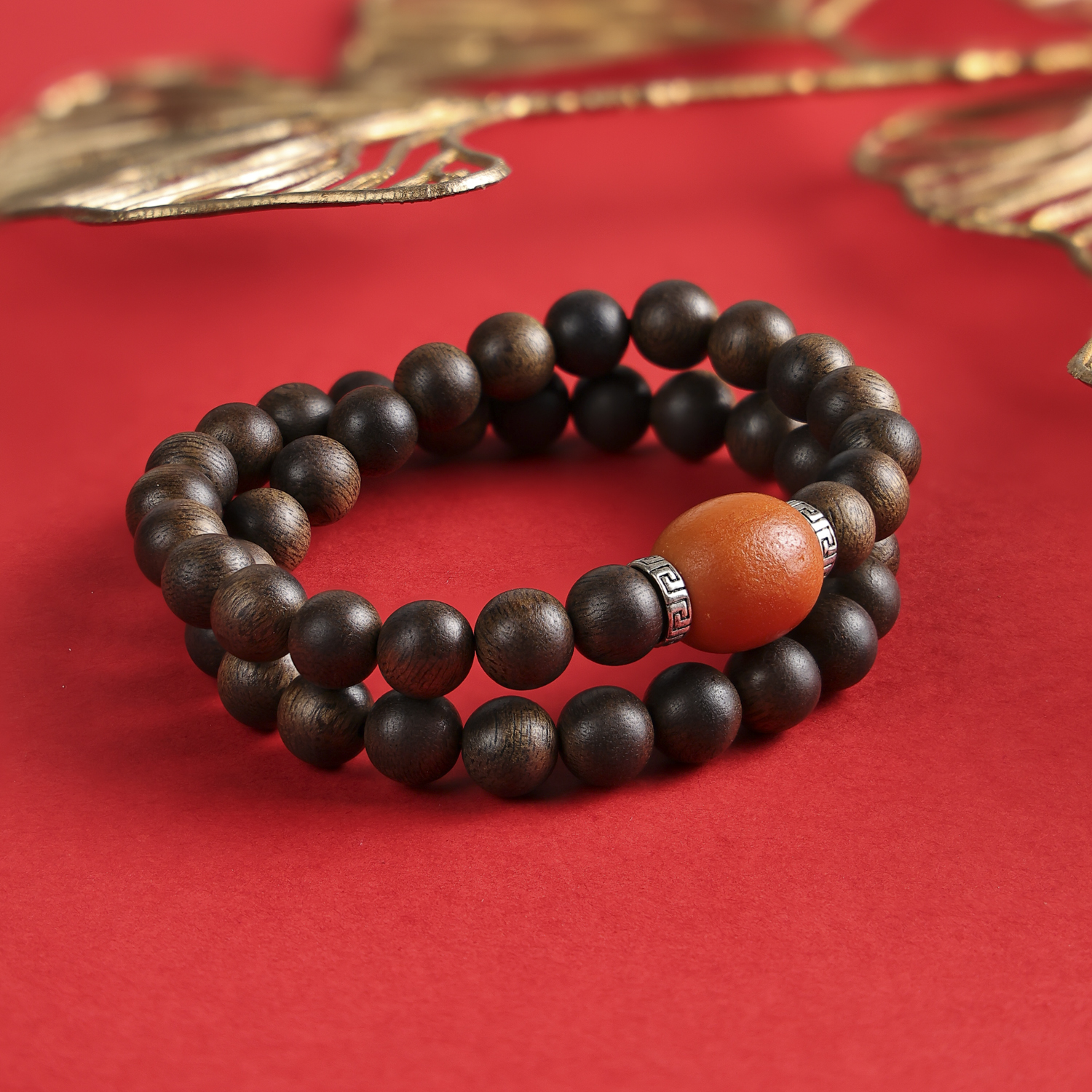 沉香越南芽庄玉化老白棋0.8双圈设计款