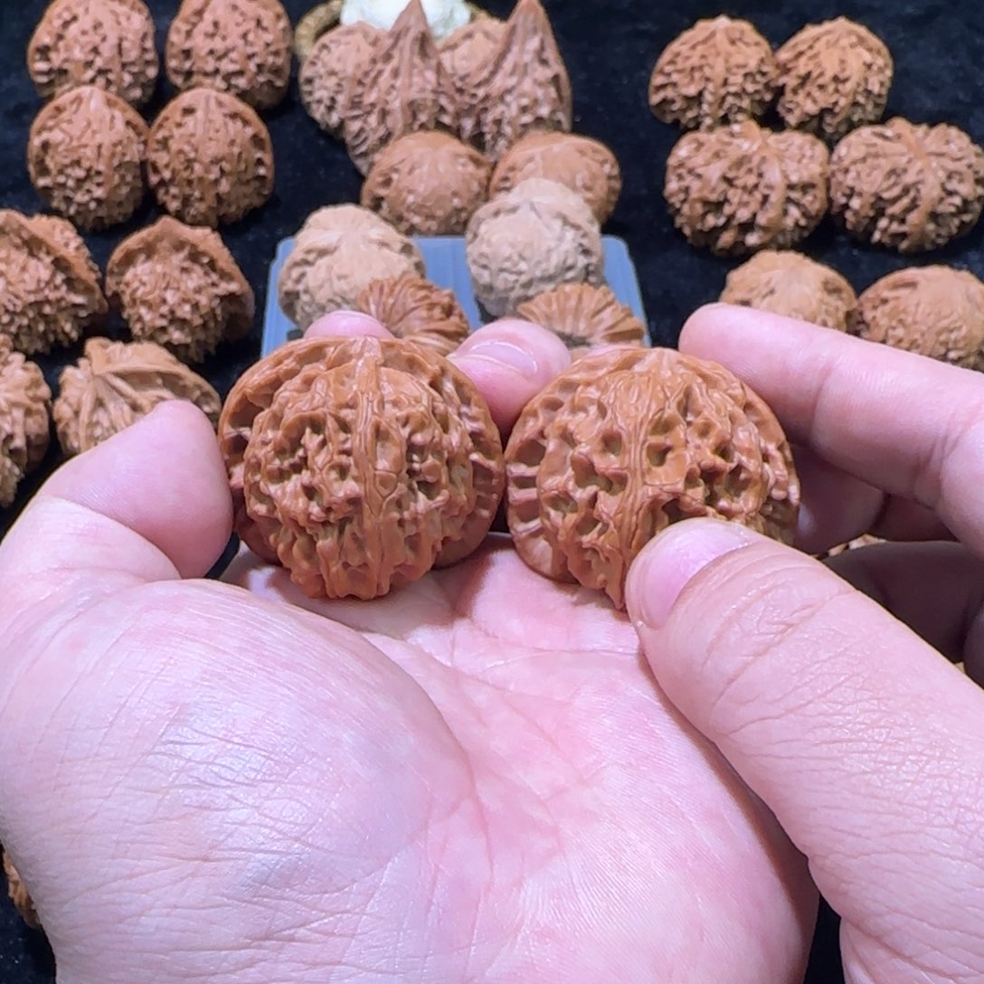 文玩核桃把件42苹果园