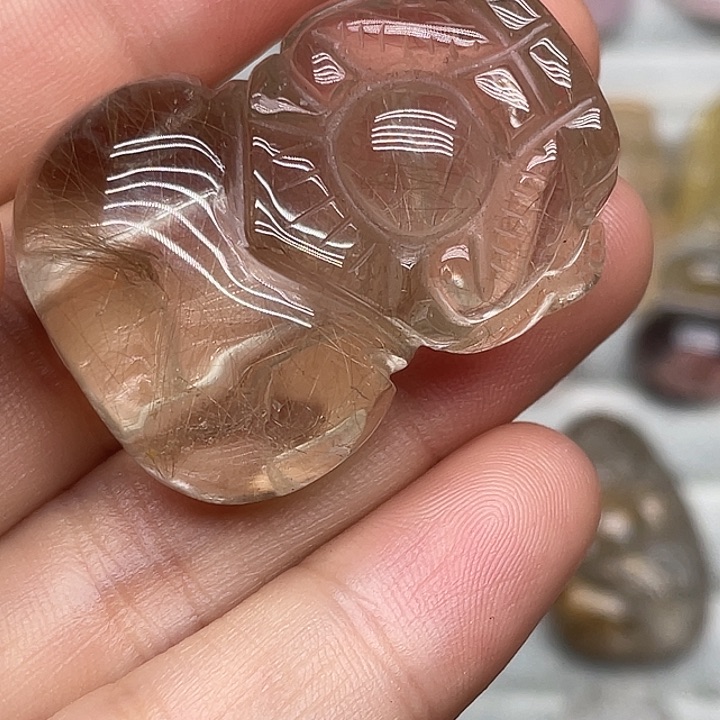 发晶颈饰未镶嵌定制