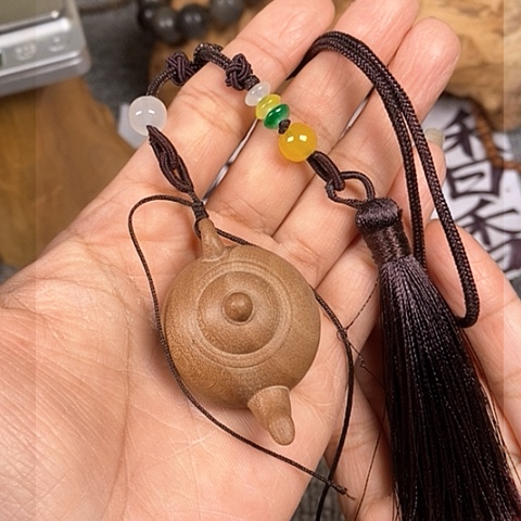 檀香木手串/手链老山檀香把把壶挂件