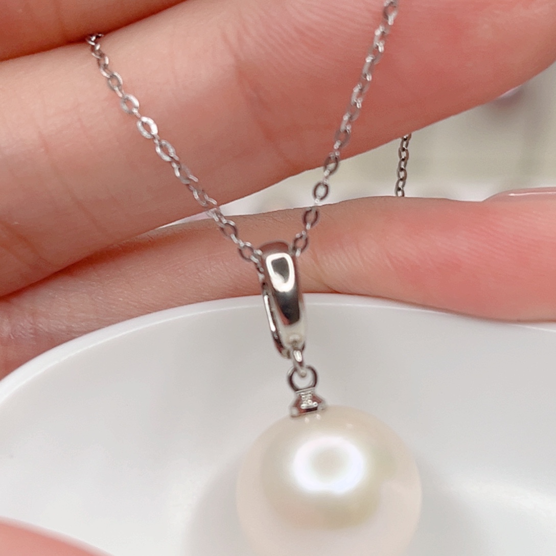 淡水珍珠吊坠(赠链)合金
