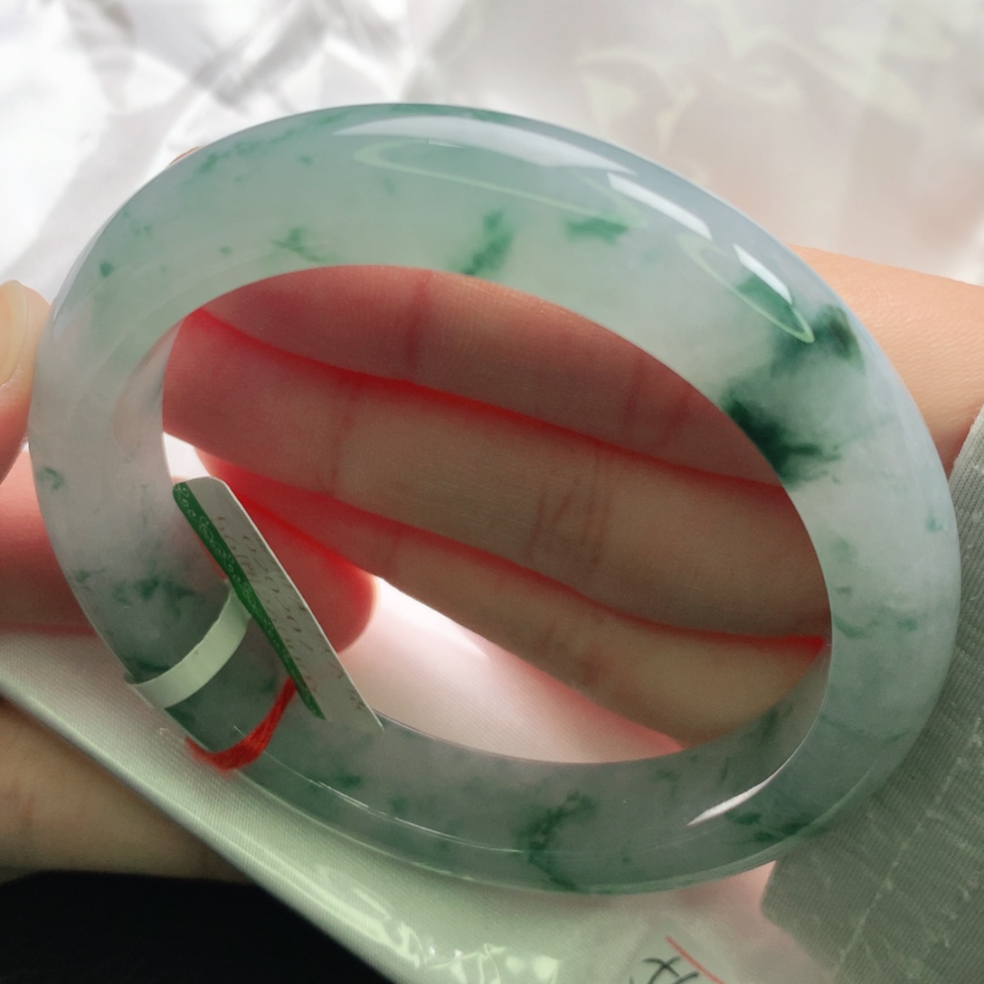 翡翠手镯未镶嵌缅甸56