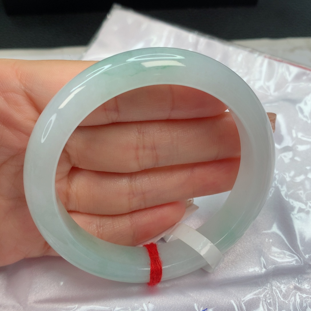 翡翠手镯未镶嵌56-57 晴绿