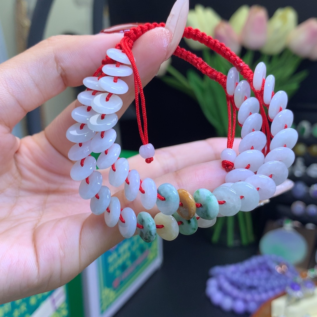 翡翠颈饰未镶嵌天然