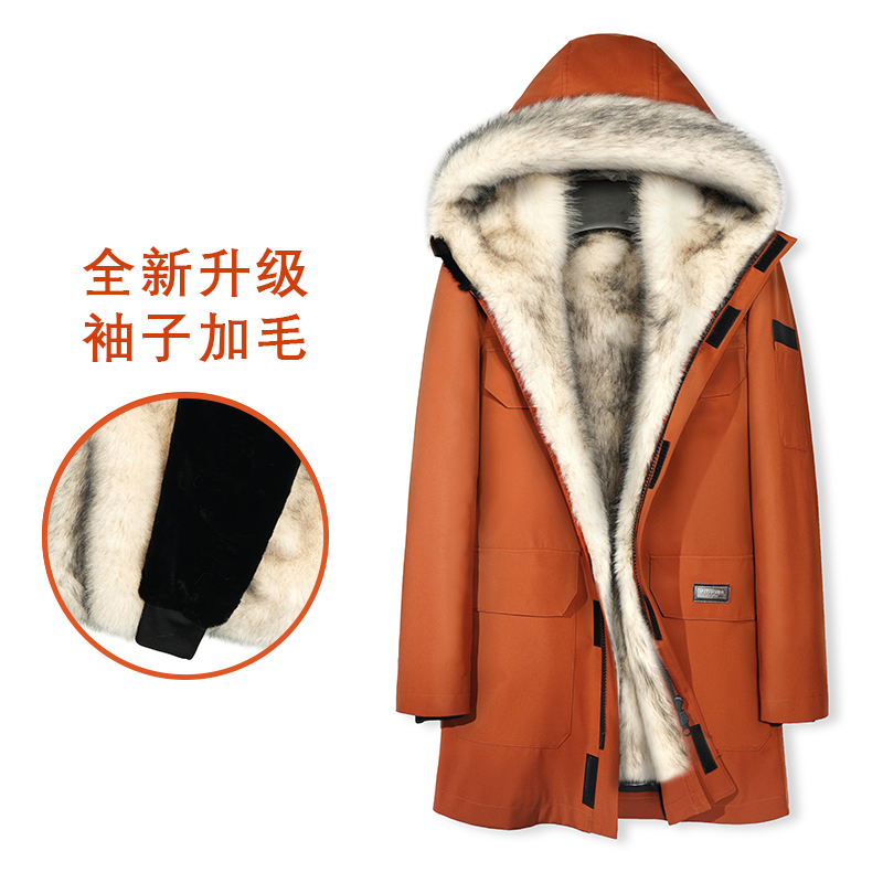 【XX】海宁派克服男士休闲加厚冲锋衣可脱卸外套时尚PK80192-A