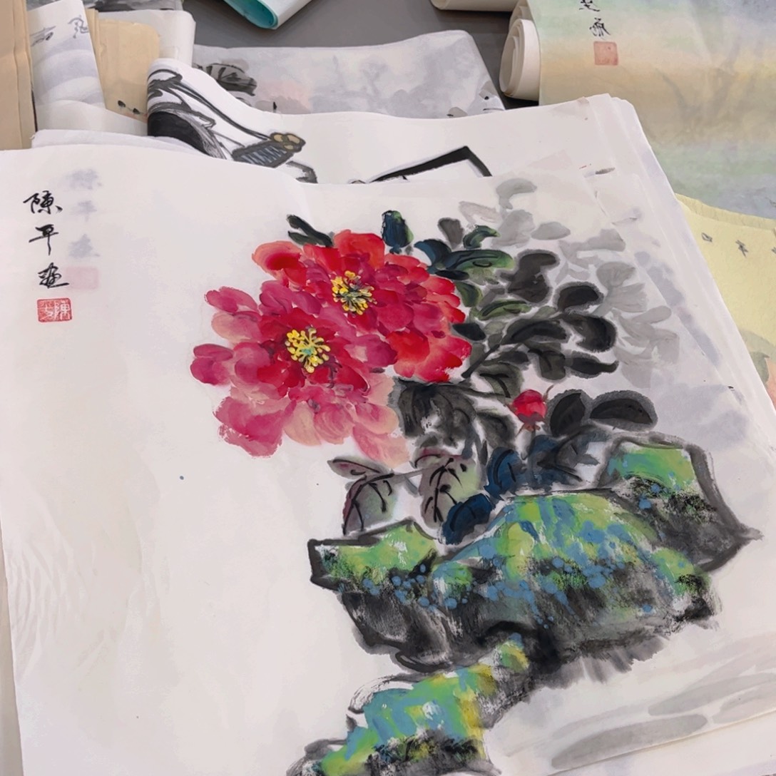 国画LH精品手绘单幅任发