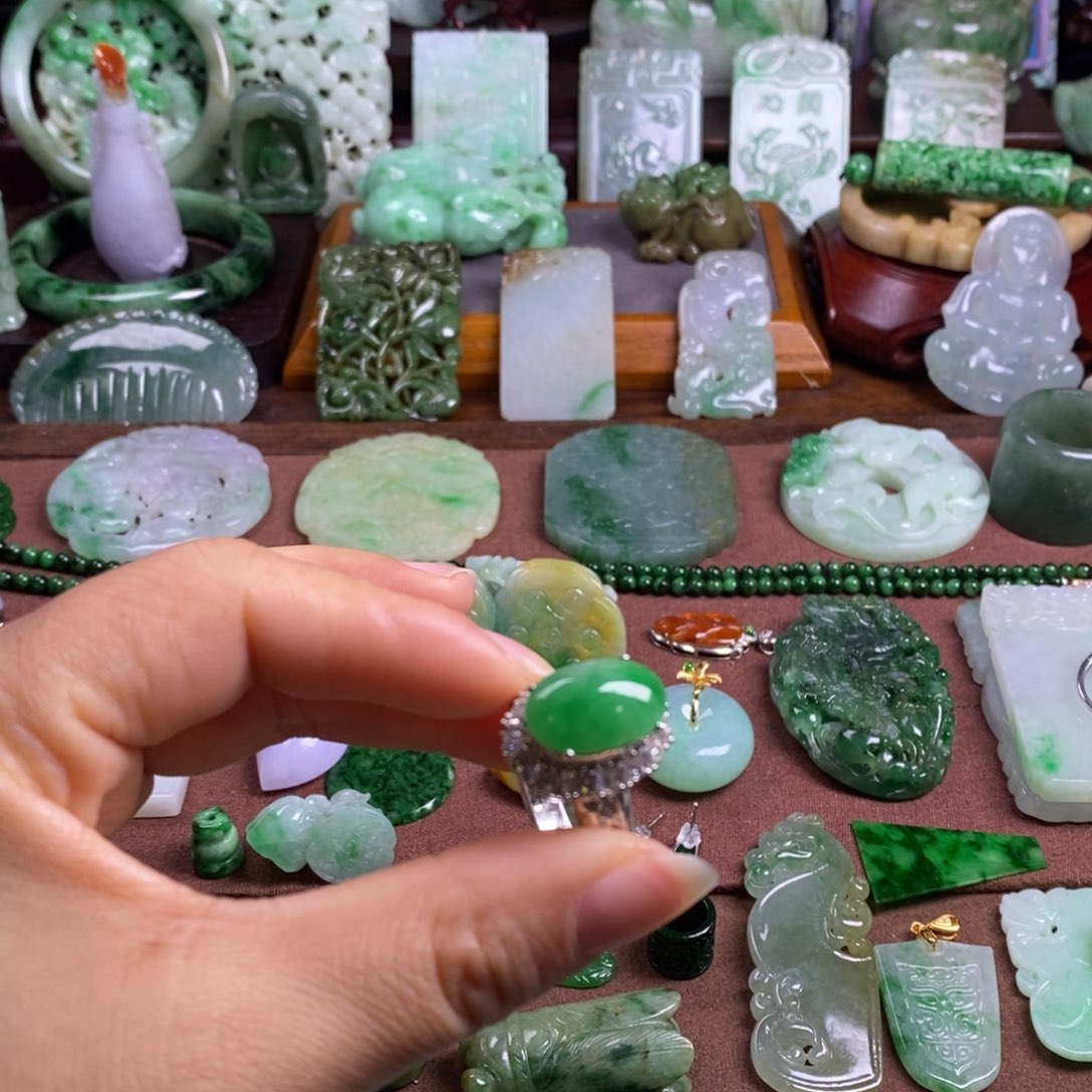 风***过翡翠未镶嵌挂件11111111111111111