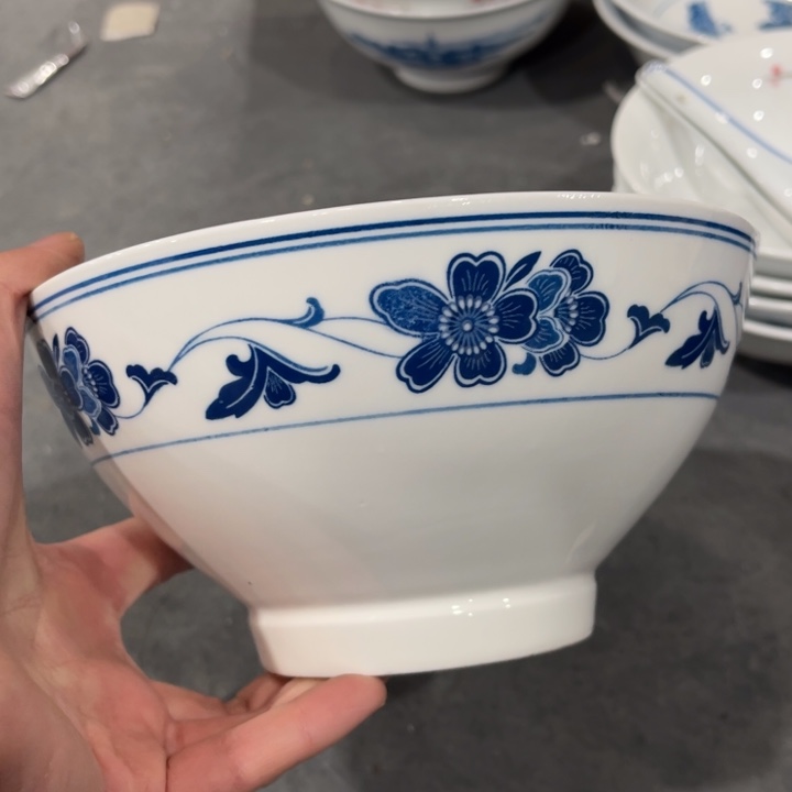 景德镇高温瓷器釉下17.5厘米