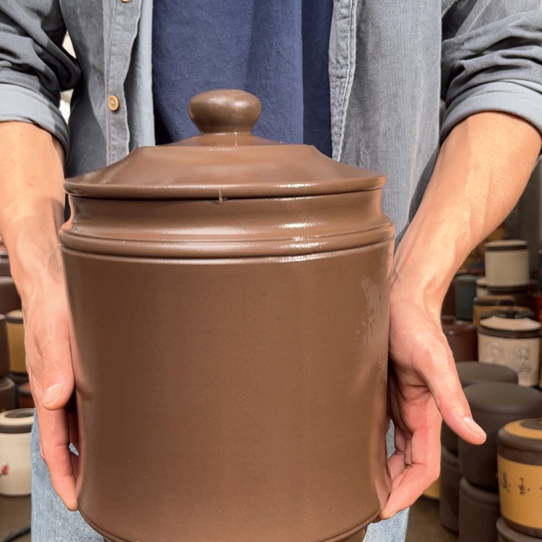 紫砂茶叶罐8 饼茶叶罐