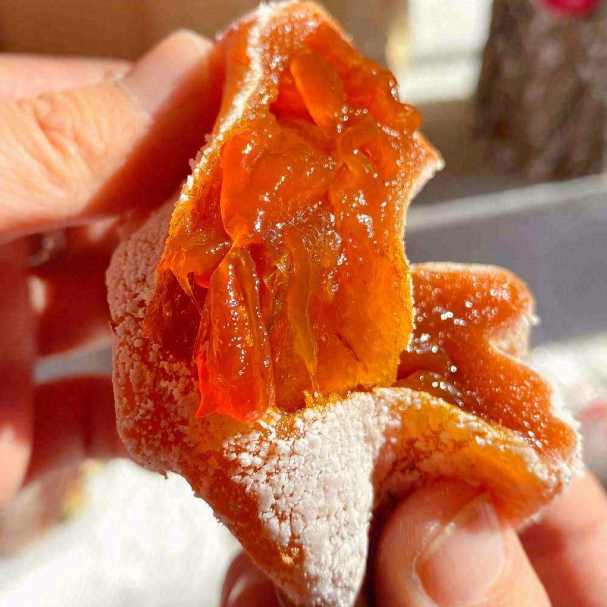 陕西富平柿饼霜降流心吊柿子独立包装软糯香甜手工晾晒带霜柿子