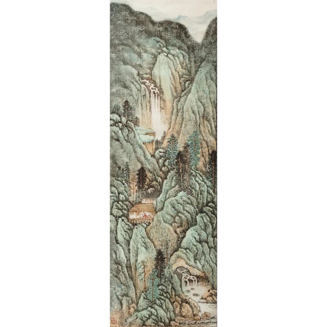 【辽拍】V241028-1-47《山水》（2.8平尺) 立轴   yy81