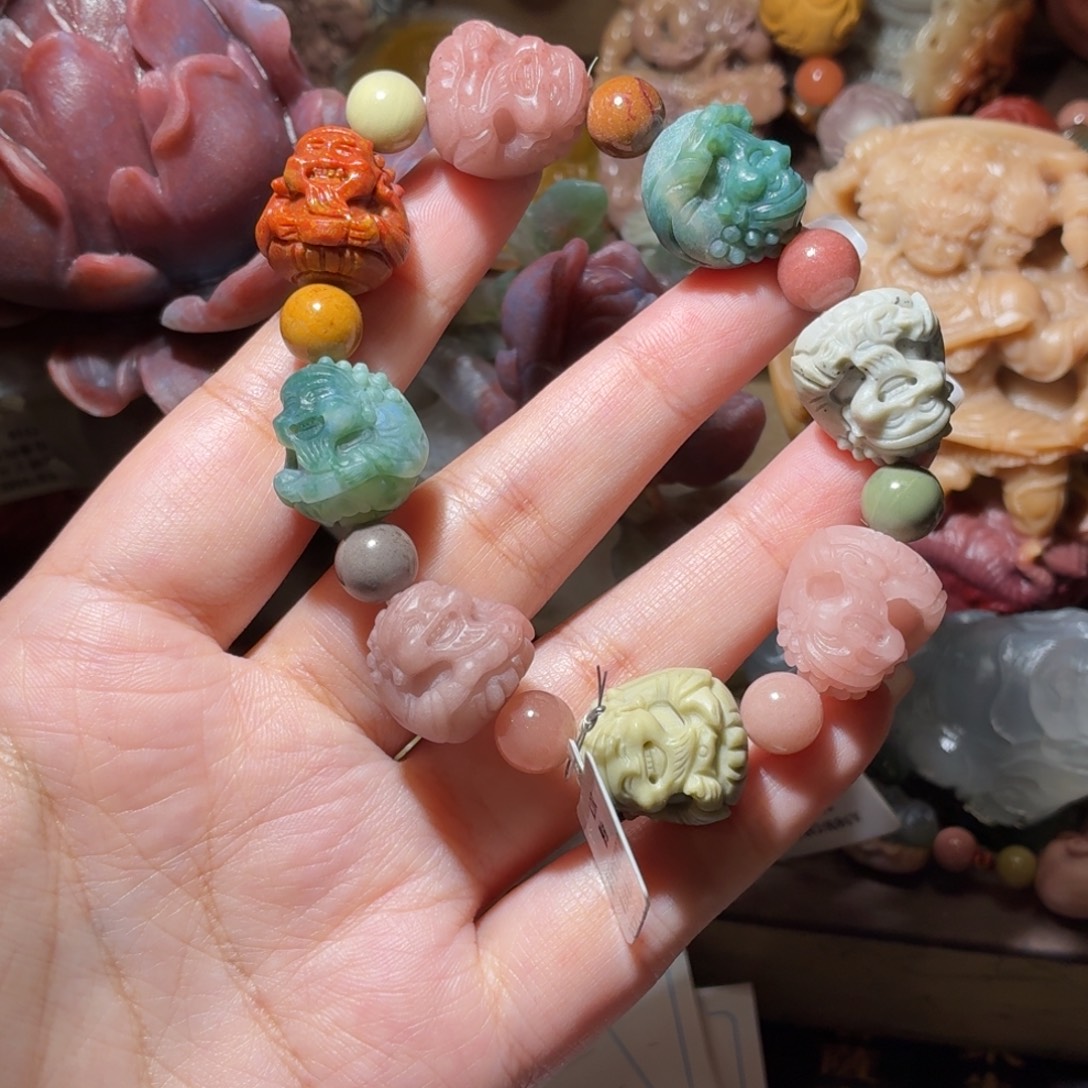 遵***飞定制石英质玉未镶嵌吊坠43