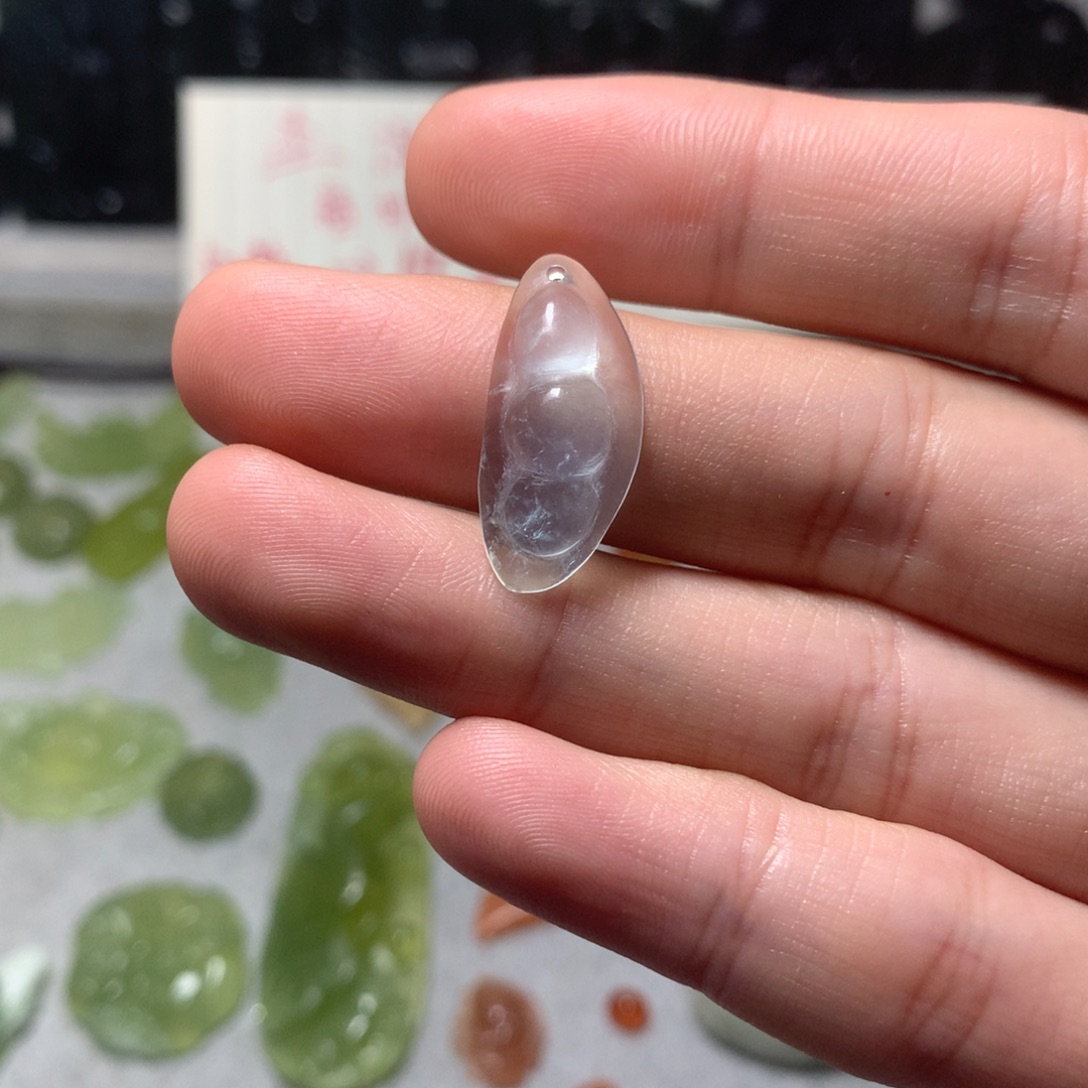 蛇纹石玉合金颈饰