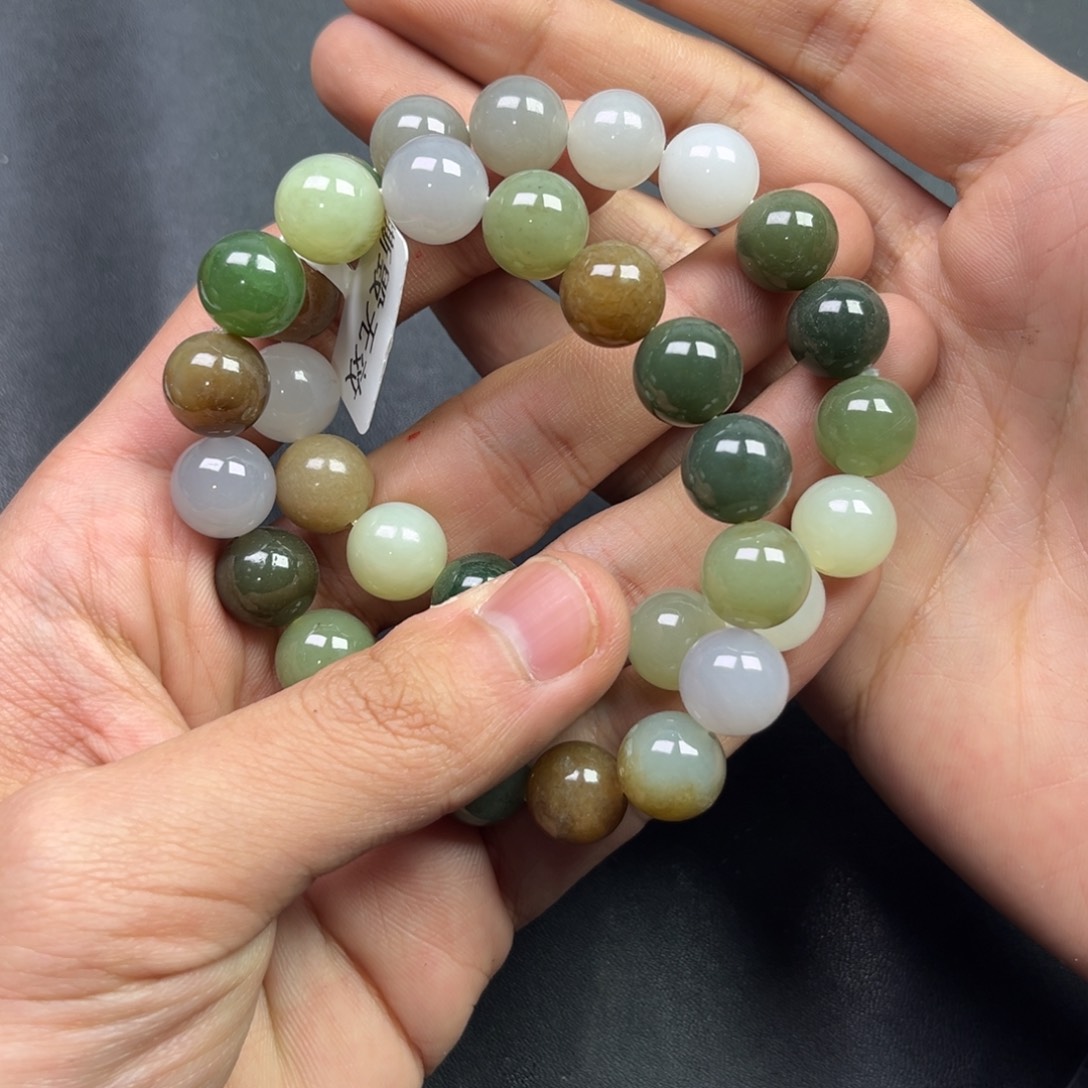 和田玉颈饰未镶嵌多样性拍一发一多宝手串卡12