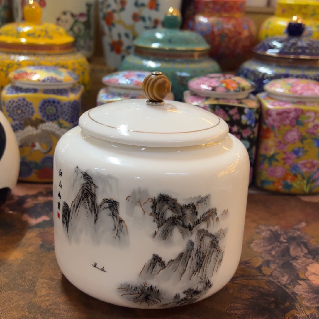 高端款家用茶叶罐