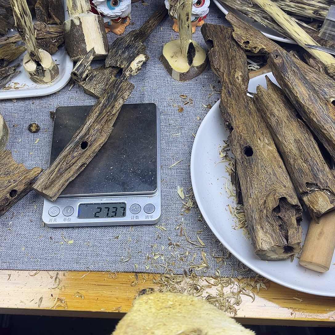 香料奇楠虫漏香27克