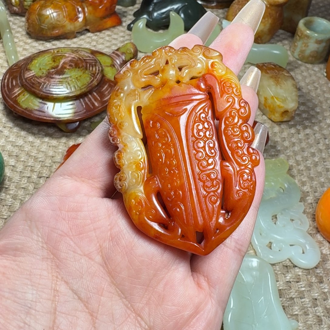 吊坠白玉菩提挂件