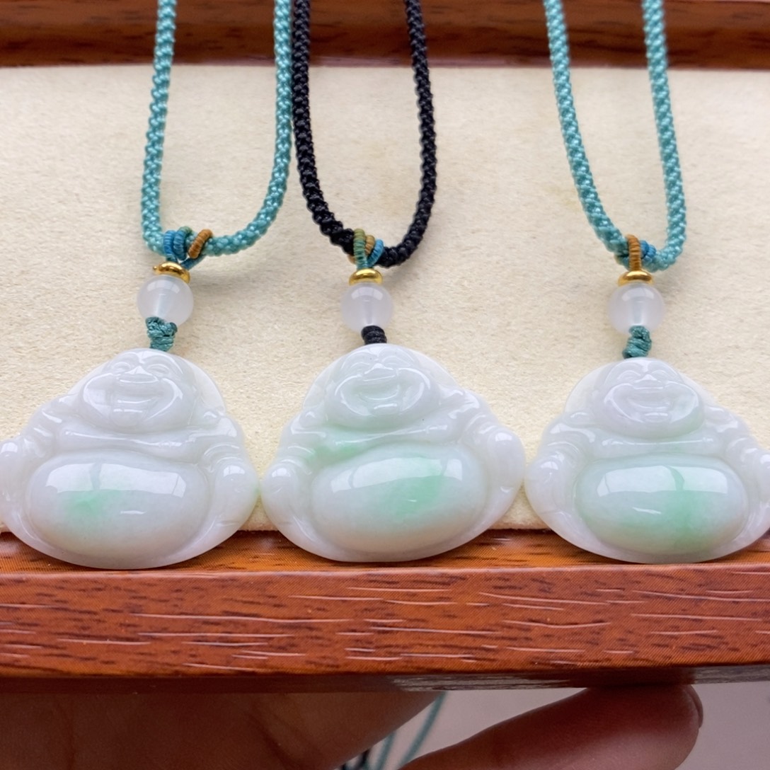 翡翠未镶嵌颈饰吊坠多样性发货发其一