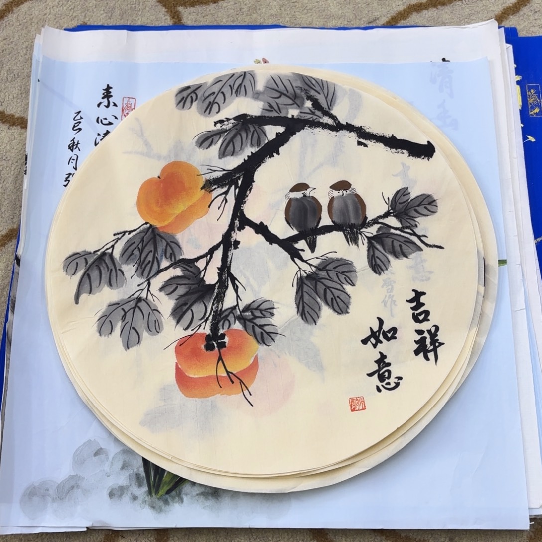 国画张雪老师作品刘