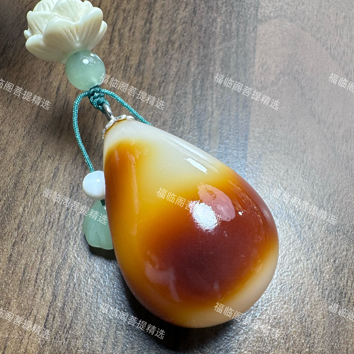 特大果佛心果脖挂手挂释迦菩提果现场打磨形状随形开过不退