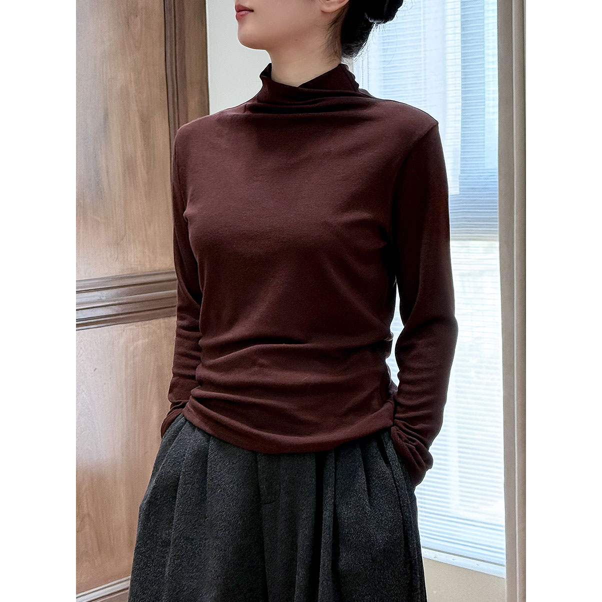 设计师款2025秋季新款高级感出行休闲长袖25012