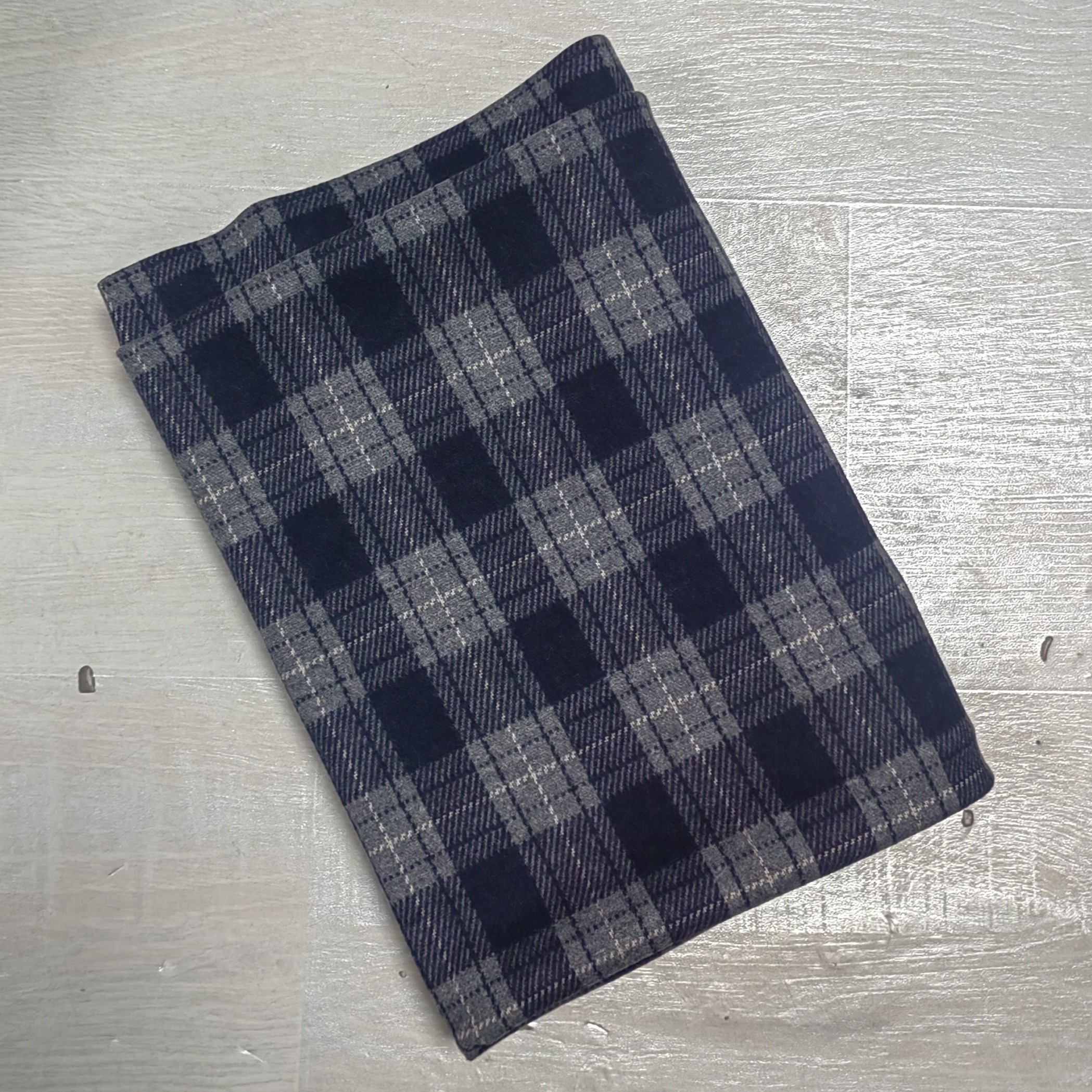 布优布艺面-春款藏青格