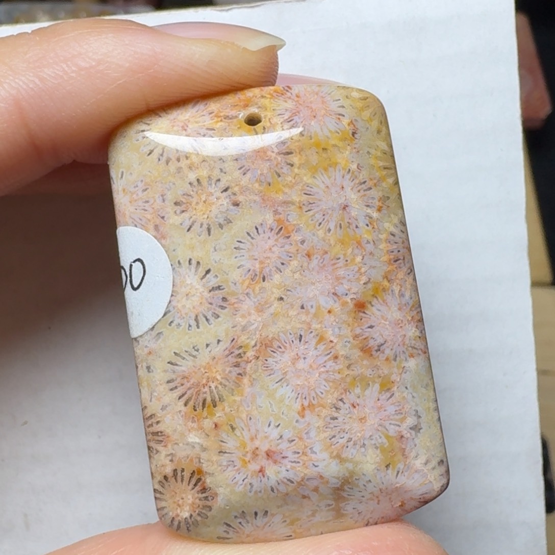 硅化玉彩色满花未镶嵌