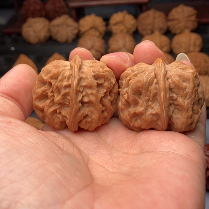 文玩核桃把件平谷方块40