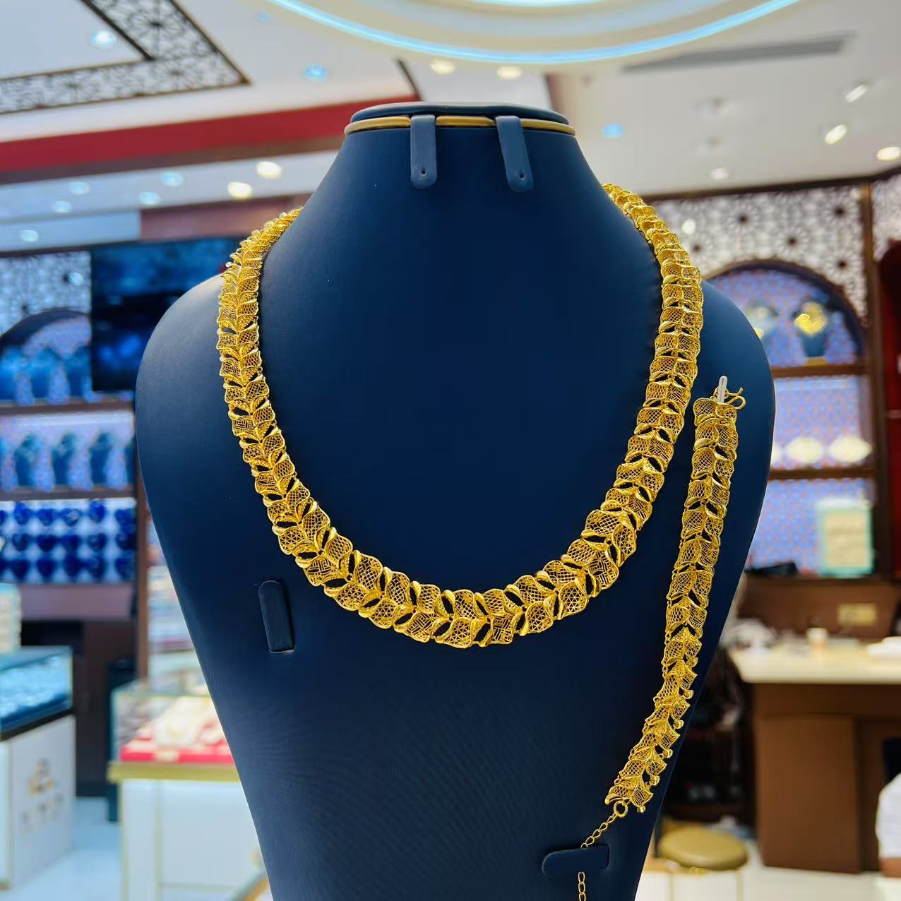 合金项链 两件套