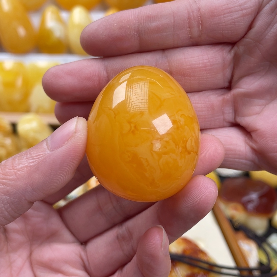 蜜蜡项链未镶嵌梅****?24.6克