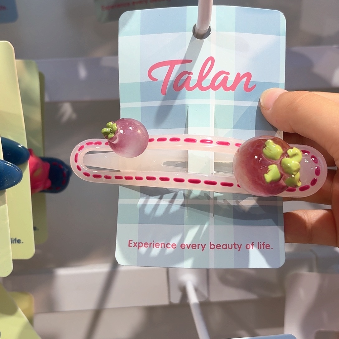 布艺铁合金山竹懒人夹