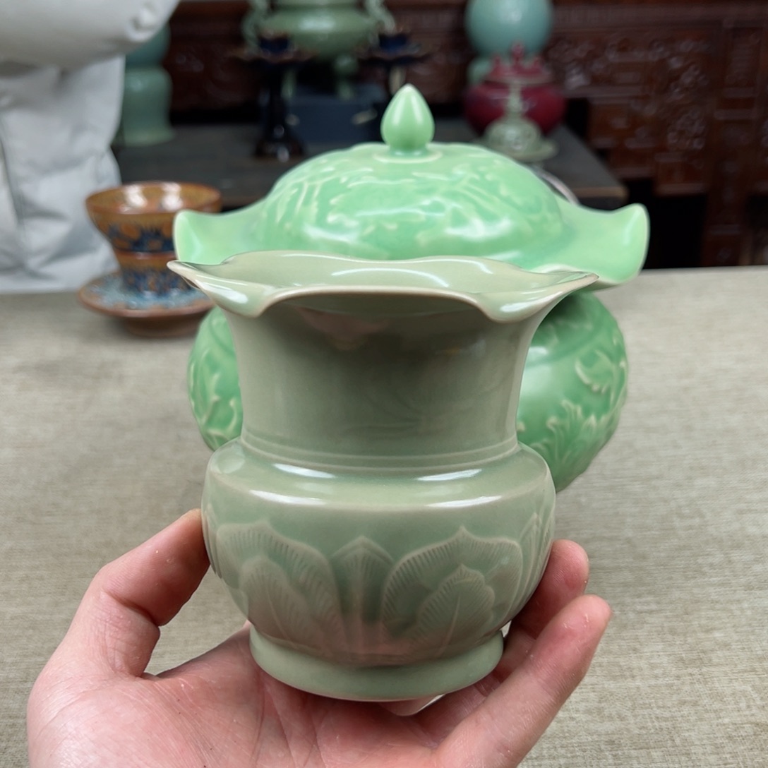 瓷片毅陶瓷艺术瓷器摆件