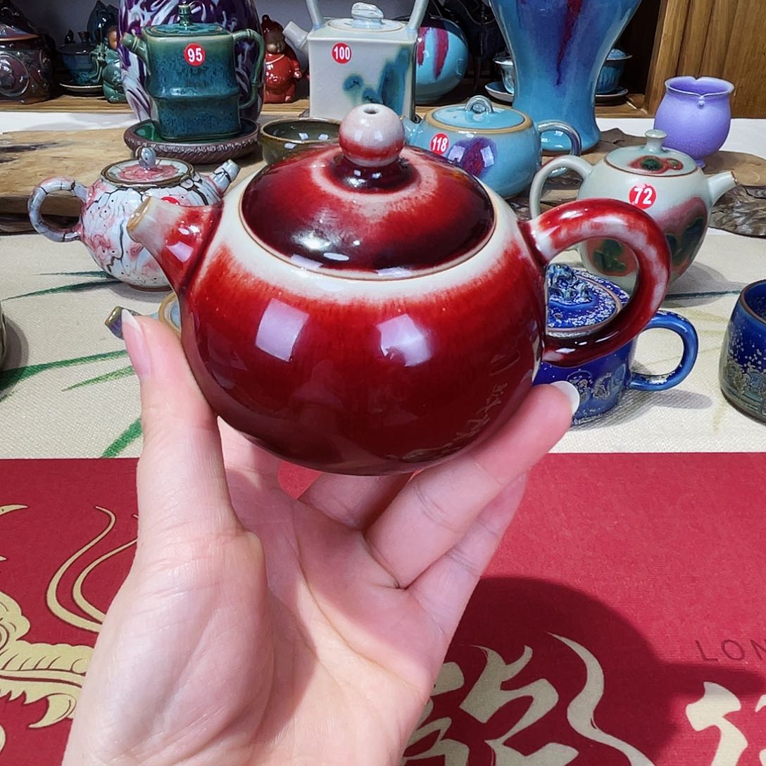壶禹州钧瓷艺术作品