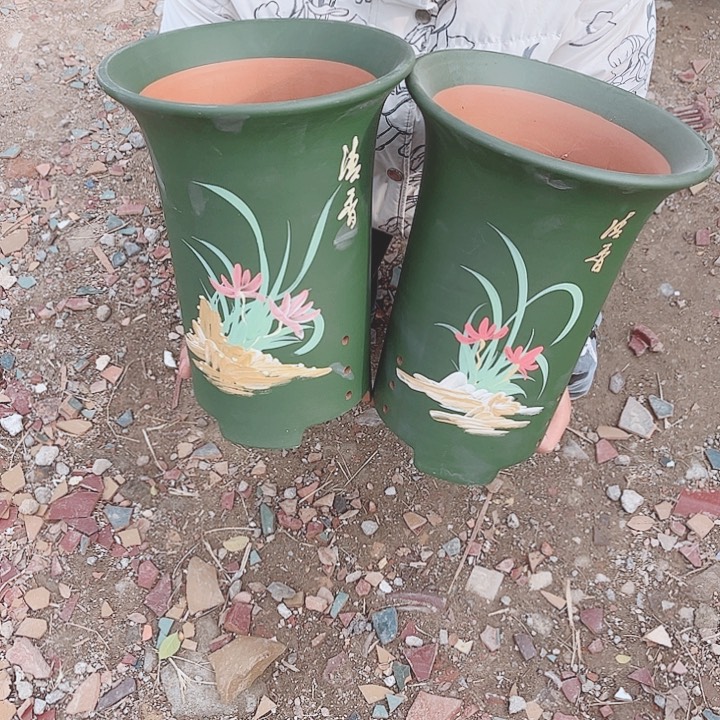 紫砂花盆宜兴紫砂精品花盆 