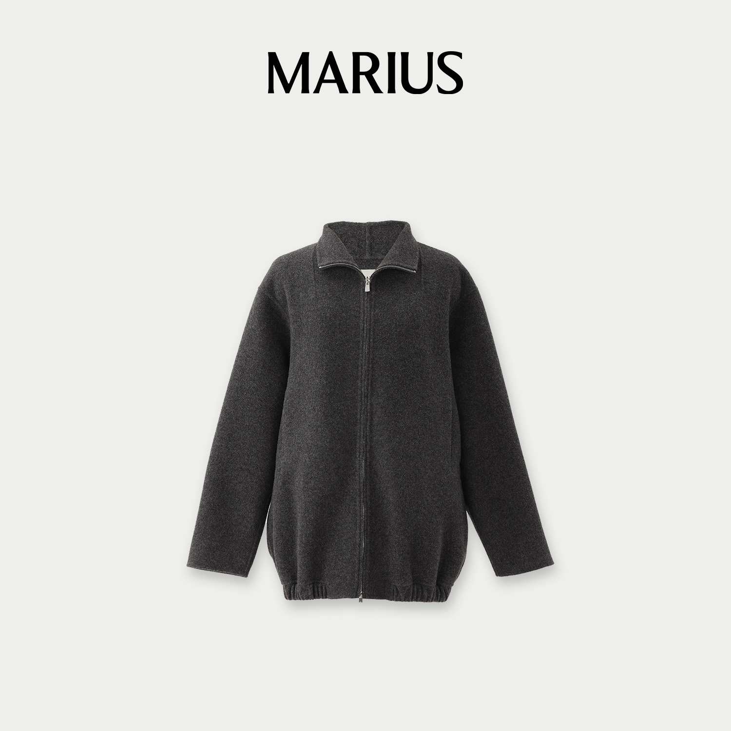 MARIUS"小眼睛"立领拉链毛外套