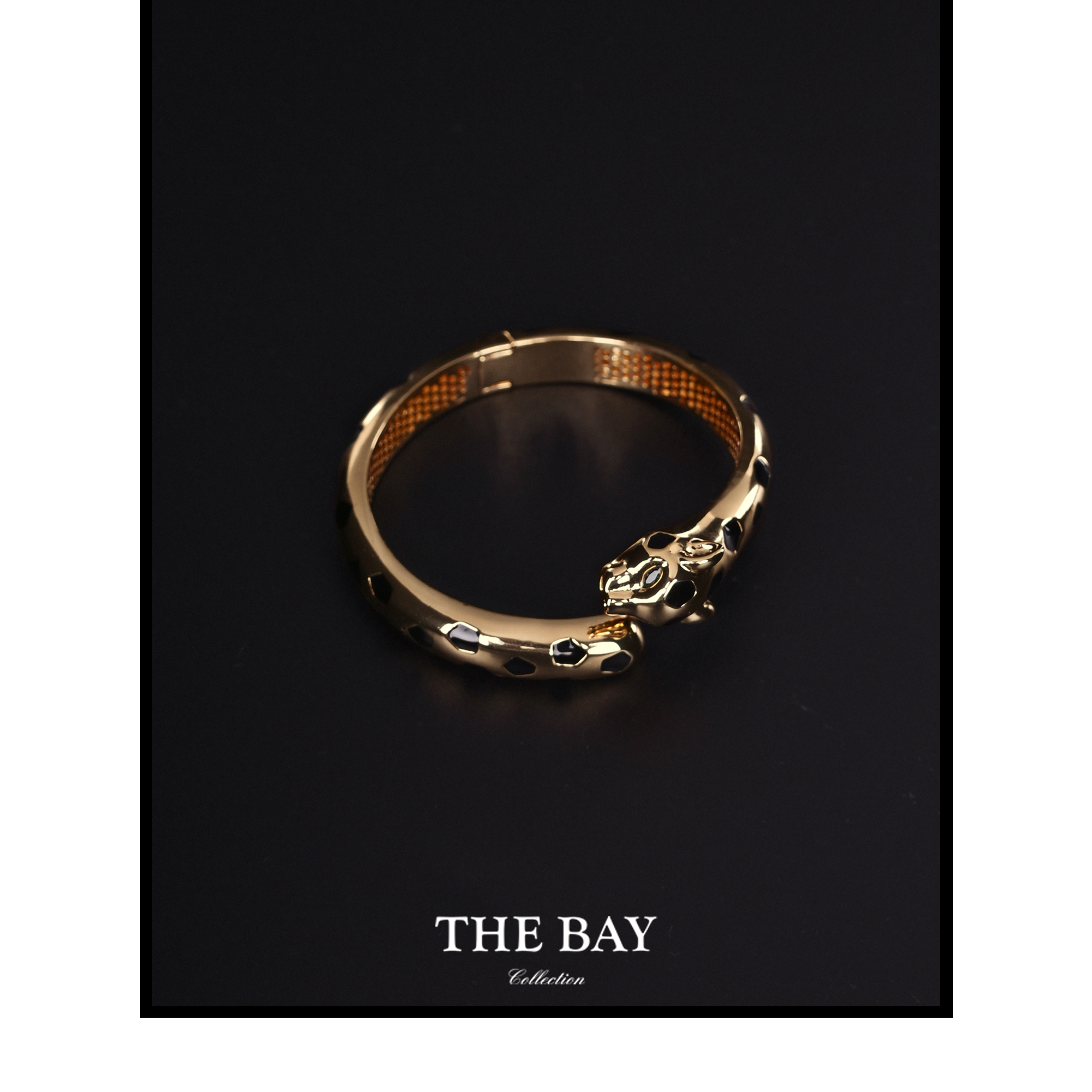 铁合金手镯 TheBay【金眸豹影】奢华独特设计感手镯YCTB00175
