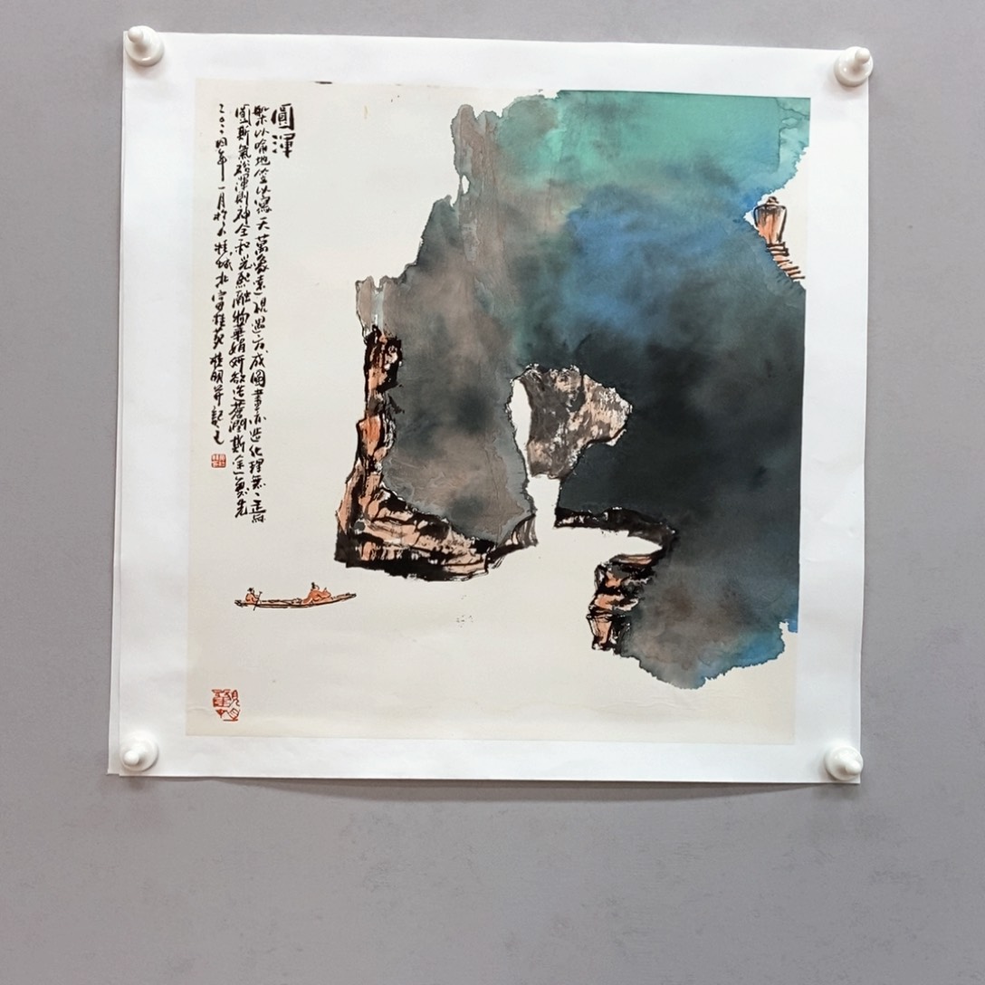 国画黄桂明三尺斗方精品佳作