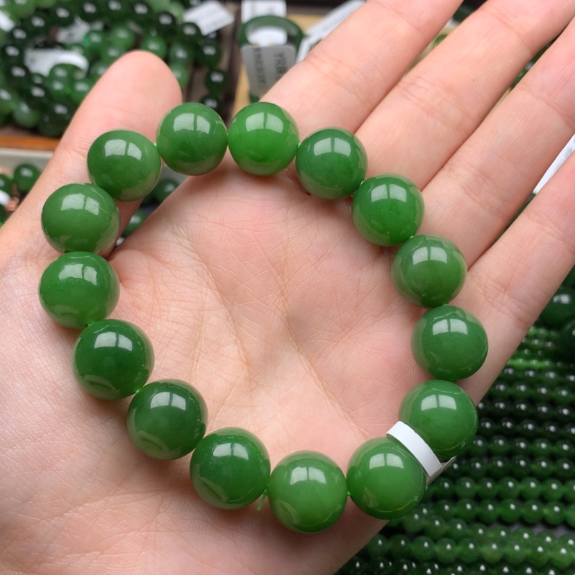 【闪购商品】未镶嵌手串和田玉（碧玉）@**子
