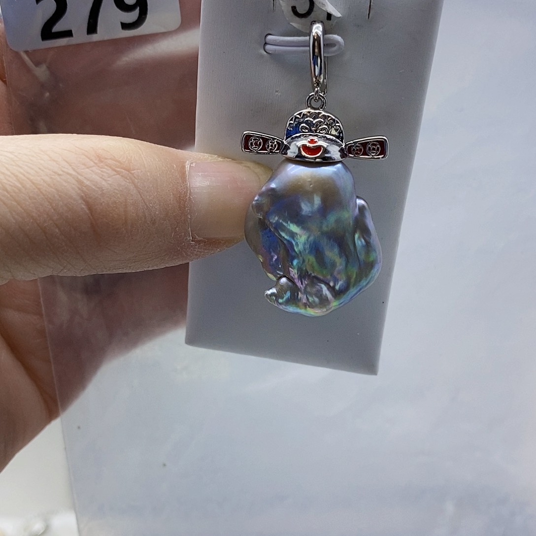 颈饰合金淡水珍珠