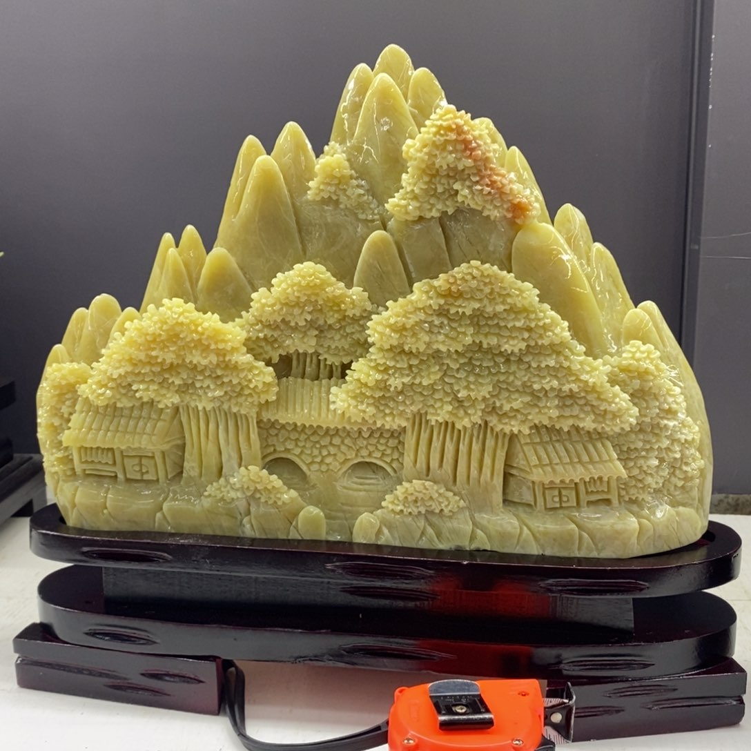 【闪购商品】蛇纹石玉（覆膜）珠宝奇石未镶嵌