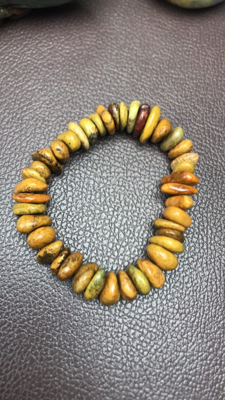 天然河磨玉……手串……