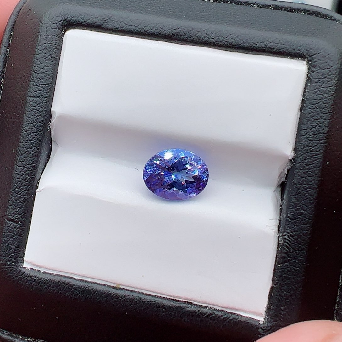 坦桑石2.1克拉裸石未镶嵌