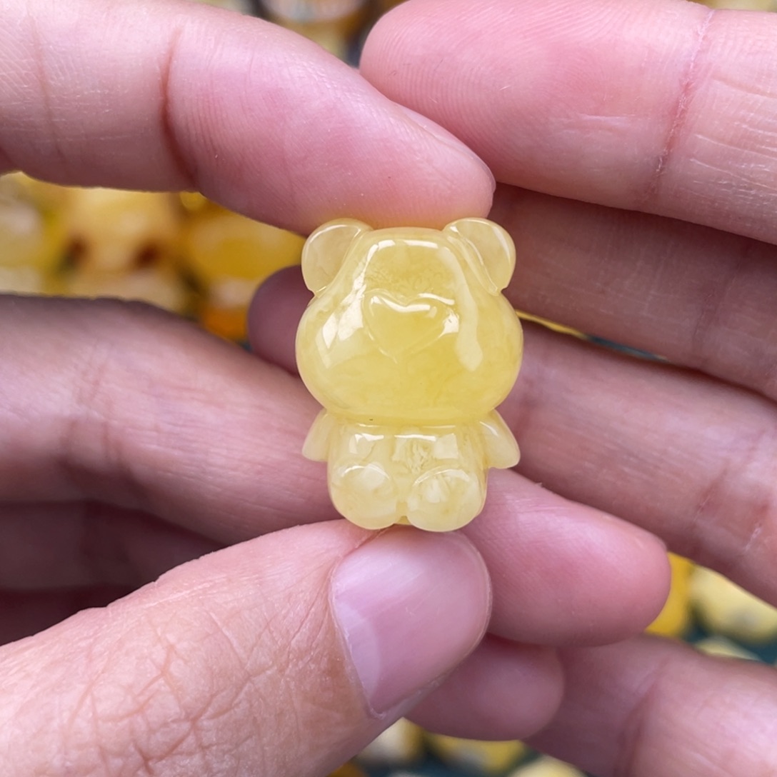 裸石琥珀未镶嵌蜜蜡